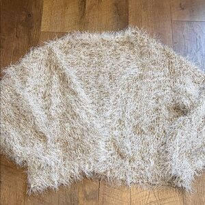 Cozy Cream Fuzzy Sweater